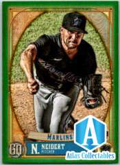 2021 Topps Gypsy Queen Green #260 Nick Neidert RC Rookie Marlins